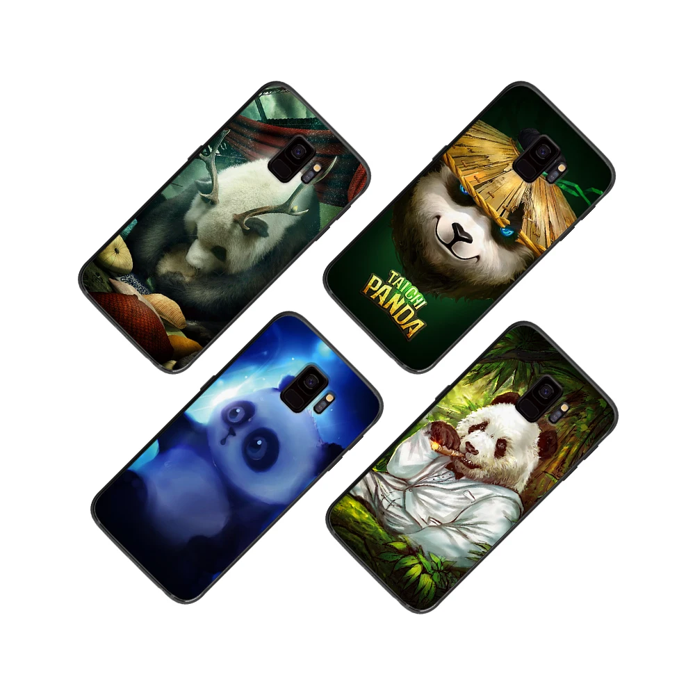 Мультфильм милый domper с рисунком кунг-фу Панда для samsung Galaxy A5 A6 A7 A8 A9 2018 2019 плюс M10 M20