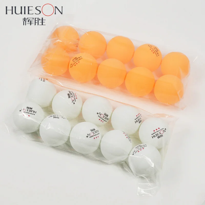 

Huieson 10pcs/bag Professional Table Tennis Ball 40mm Diameter 2.9g 3 Star Ping Pong Balls for Competition Training Low Pirce