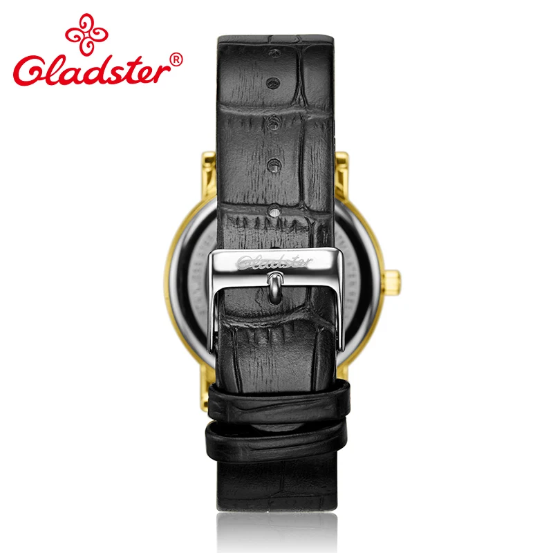 Женские наручные часы Gladster модные японские кварцевые MIYOTA из натуральной кожи