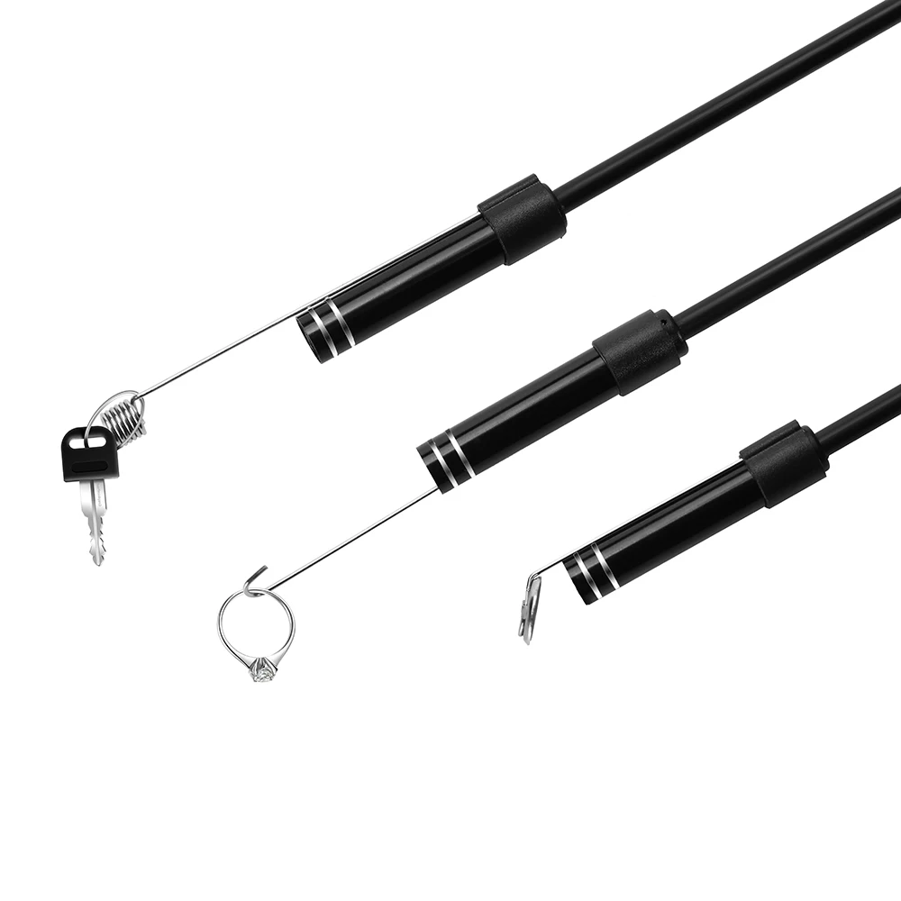 Камера эндоскоп с гибким кабелем 5 мм USB Type C жесткий провод 1 м 3 7 10 м|camera borescope|camera