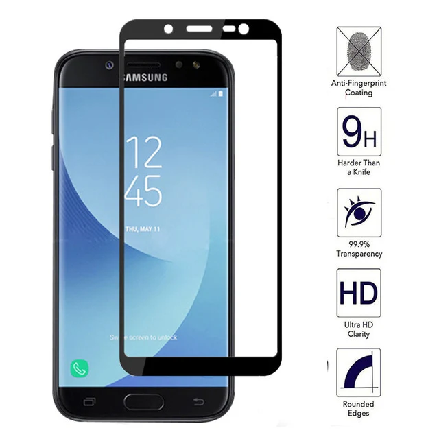 Полностью клеящееся закаленное стекло с полным покрытием для Samsung Galaxy J6 2018