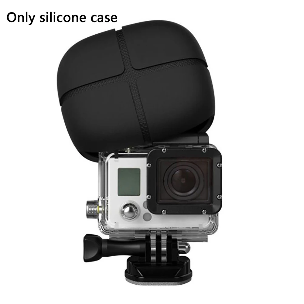 Protective Case Anti Dust Shell Soft Scratch Resistant Silicone Cover Easy Use Practical Black Accessories For GoPro Camera | Электроника