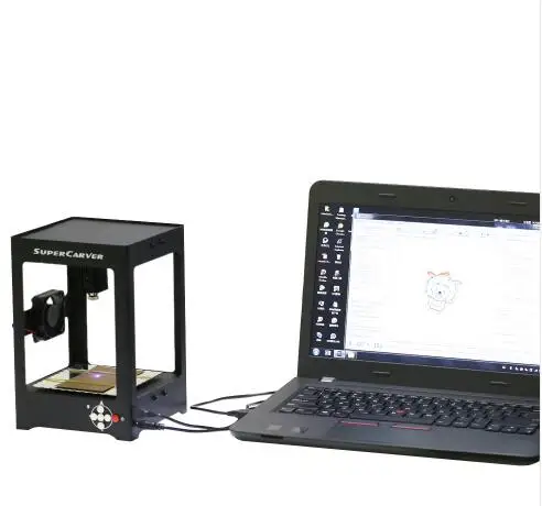SUPERCARVER K2 1000mW миниатюрный лазерный гравировальный станок для печати гравер Carver автоматический DIY резьба вне линии работы