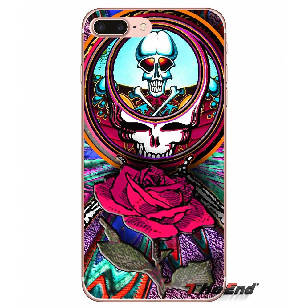 Музыкальная группа Grateful Dead чехол для телефона iPhone X 4 4S 5 5S 5C SE 6 6S 7 8 Plus Samsung Galaxy J1 J3 J5