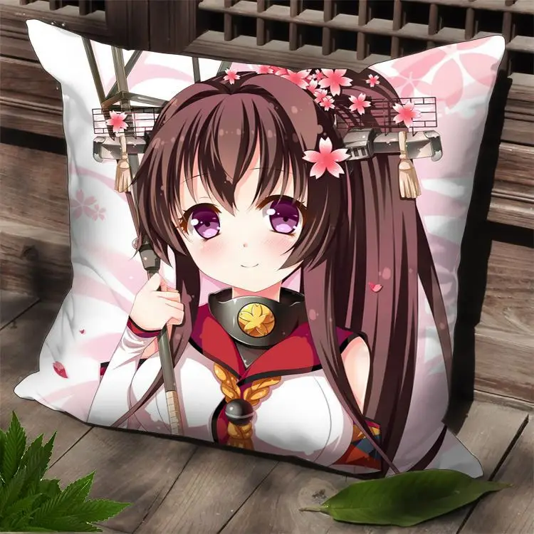 Хобби Express квадратный аниме Подушка Dakimakura чехол Kantai Collection-Ямато SPC15 | Дом и сад