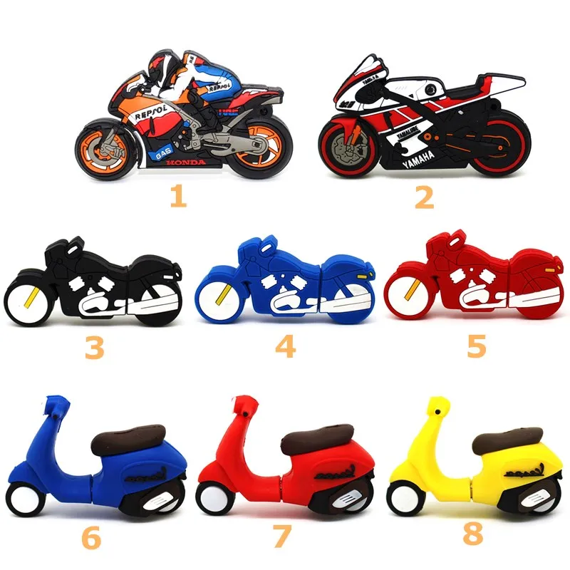 

USB-флеш-накопитель для гоночного мотоцикла, 4-16 Гб