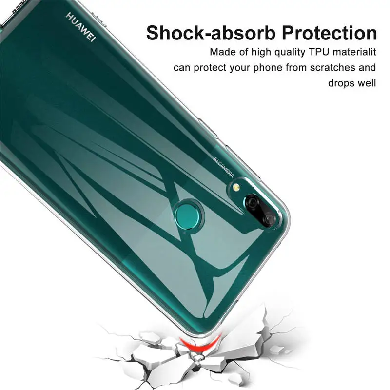 Чехол для Huawei P Smart Z мягкий прозрачный силиконовый чехол из ТПУ телефона 6 59 SmartZ