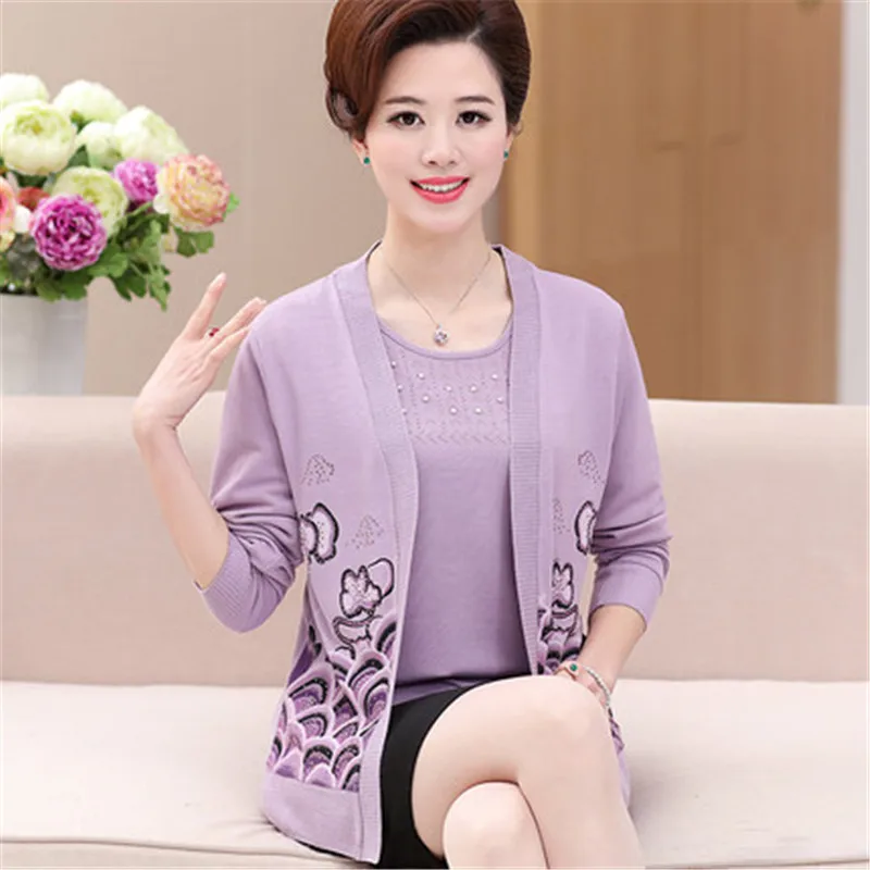 Женский свитер OKXGNZ Повседневный из двух предметов на весну и осень|sweater cardigan|casual