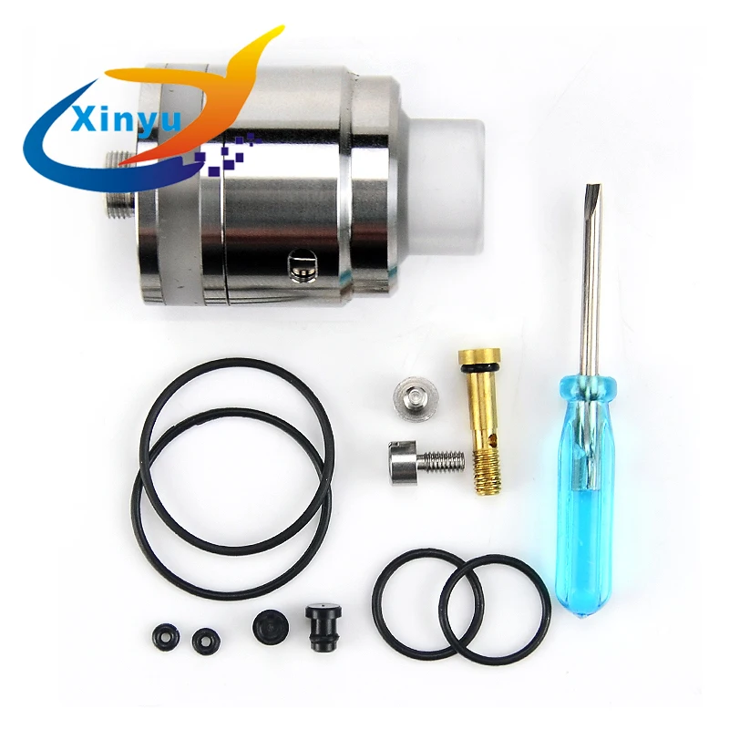 Flave RDA rta 24 мм бак для хранения масла один волос атомайзер Ремонтопригодный 316 SS