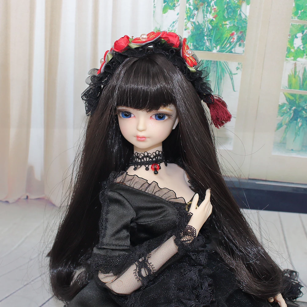 Наряды Феи мечты только 1/4 bjd 45 см Кукла Черное Кружевное Платье леггинсы Пояс