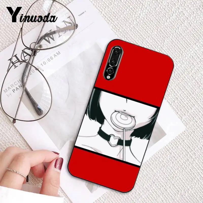 Чехол для телефона Yinuoda Sad с японским аниме эстетическим рисунком Наруто HuaweiP9 P10