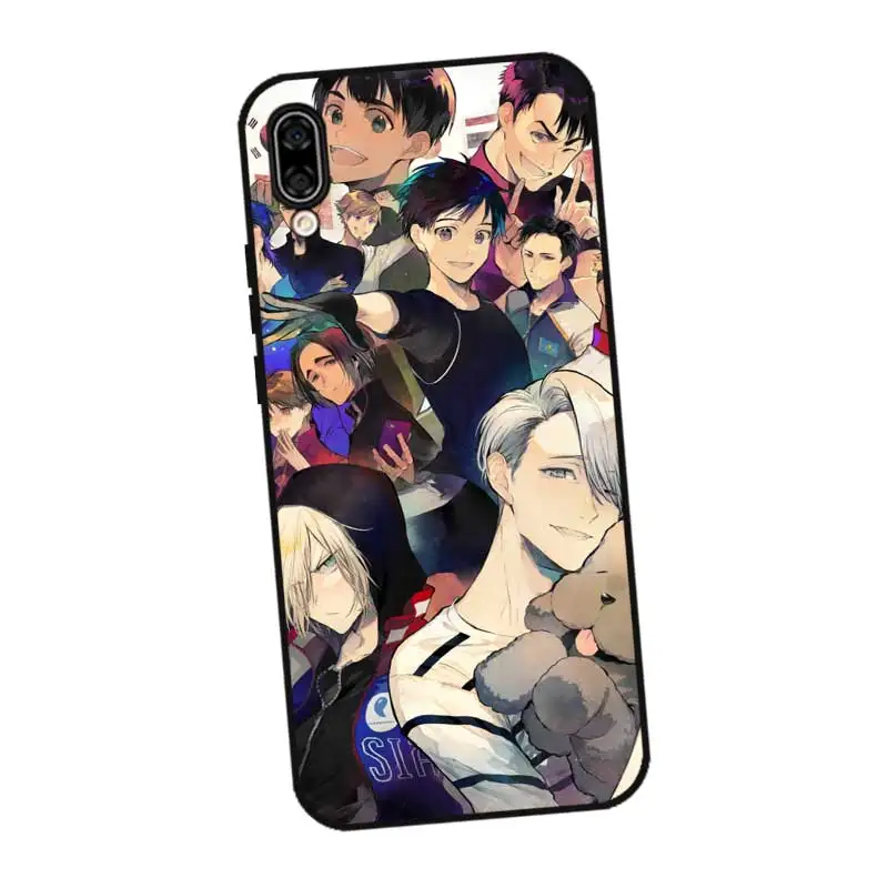 P249 Yuri On Ice Black Silicone Case Cover For Huawei Honor 8C 8X 9 10 20i V10 V20 Note10 Max Lite Magic2 |
