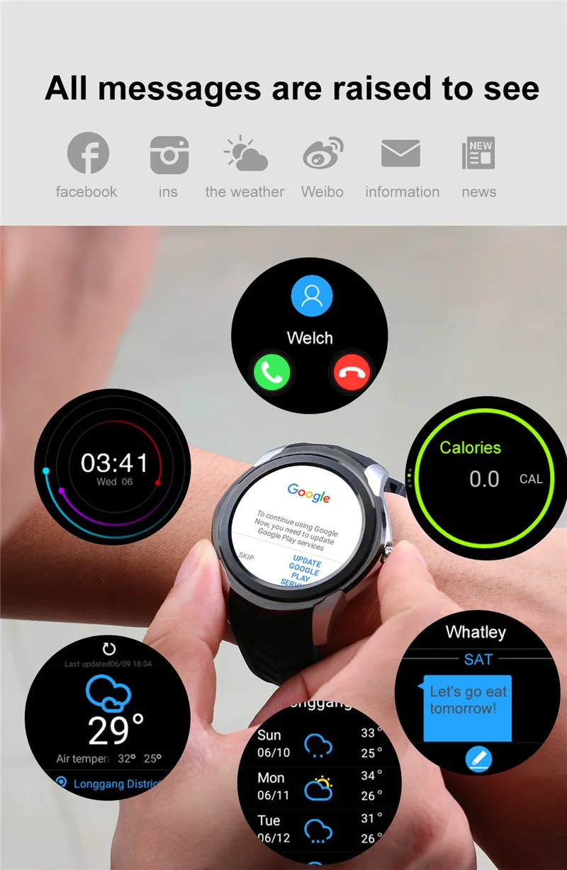 Slimy Android 5,1 OS3 G Смарт-часы-телефон с MTK6580 4 ядра 512 Мб 8 Гб gps Смарт-часы с шагомером Для мужчин Для женщин детская 1,3 ''Экран