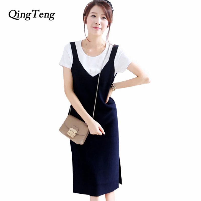 Women Dresses Cashmere And Wool Blend Knitwear Hot Sale Long Dress Spring V Neck Spaghetti Strap New Fashion Mid-Calf | Женская одежда