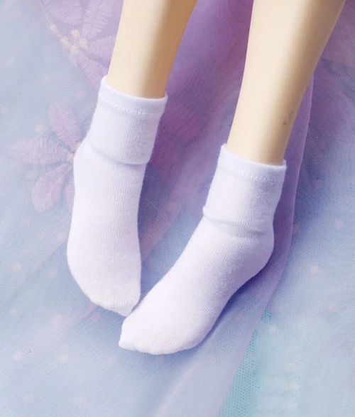 Носки для кукол BJD 1/3 1/4 1/6 размер куклы дяди белые короткие носки аксессуары