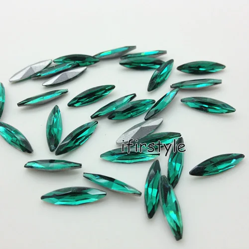green zircon TopStone 200 шт./пакет 4x15mm Наветт с украшением в виде кристаллов на камне остроконечные Стекло с украшением в виде кристаллов маркиза для выбора ювелирные изделия с блестками для изготовления - Цвет: green zircon