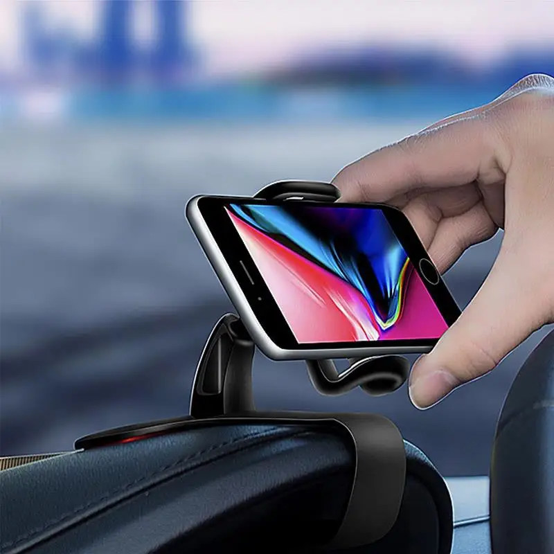 Car Dashboard Phone Holder 360 Degree Adjustable Universal Cell Mount Stand Easy Clip GPS Display Bracket Accessories Gift | Автомобили и