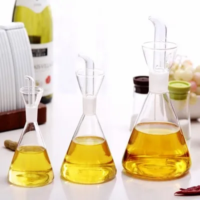 1 шт. Экологичная бутылка для масла уксуса графинчик стеклянная 125 мл 250 500