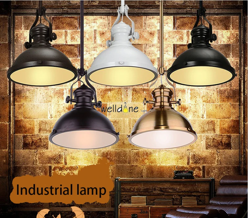 Железный подвесной светильник в винтажном стиле 110 В 220 медная лампа - купить по