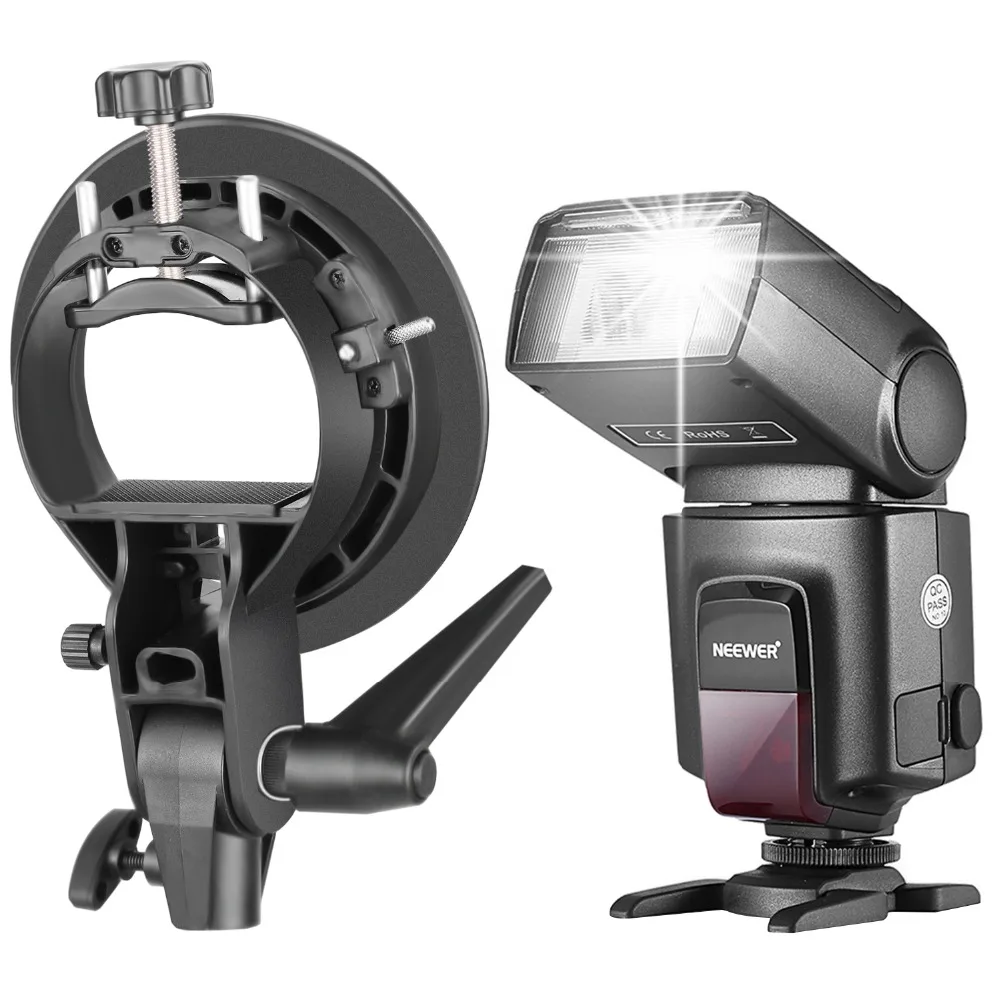 TT560 SPEEDLITE + NEEWER S-TYPE скользящее крепление для кронштейна | Электроника