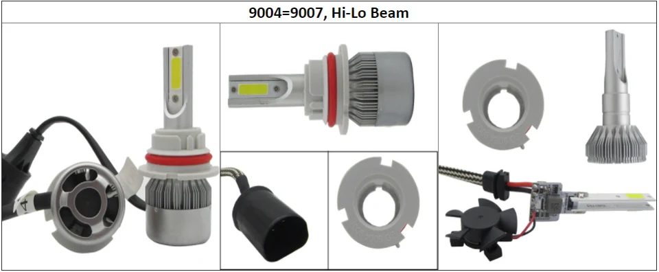 SPEVERT D1S/D3S D2S/D4S H7 H1 H8/H9/H1 H4/9003 COB светодиодный ампулы avant de voiture 110W 20000LM 6000K ампулы Авто 12v Автомобильные фары