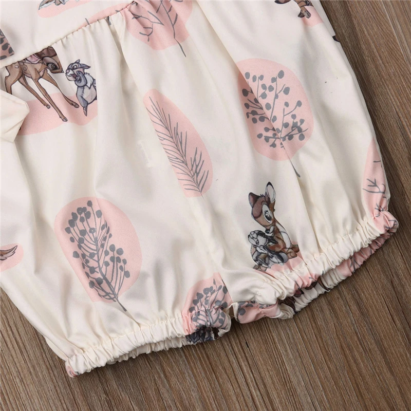 

2019 New Fashion Summer Newborn Kids Toddler Baby Girl Cute Romper Cotton Jumpsuit Bowknot Playsuit Outfit Sunsuit Clothes 0-24M