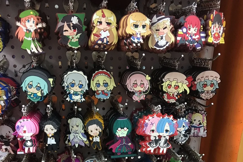 Fate stay night/Touhou project/KUROKO NO BASK оригинальные японские аниме фигурки резиновые подвески для мобильного телефона/брелок/ремешок