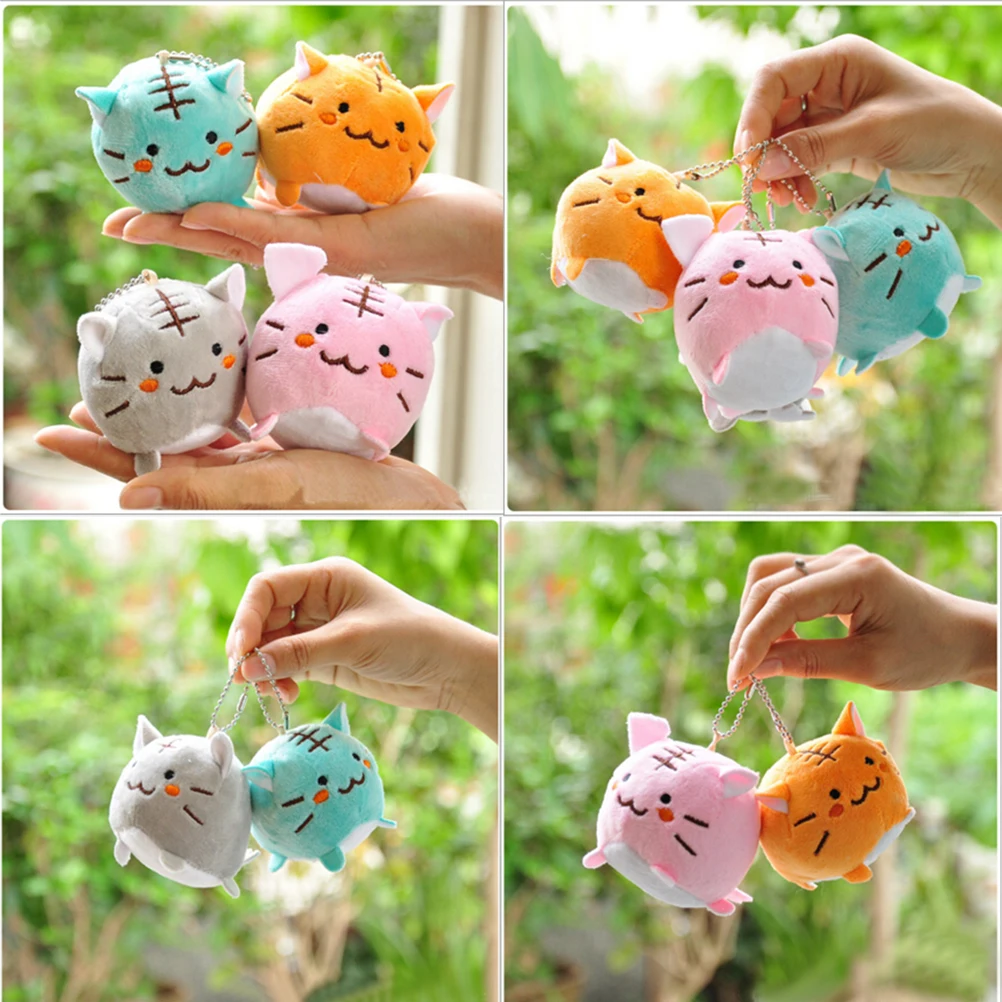 1 шт. плюшевый мягкий тигр кот мультфильм кавайный Подарок Подвеска подарок