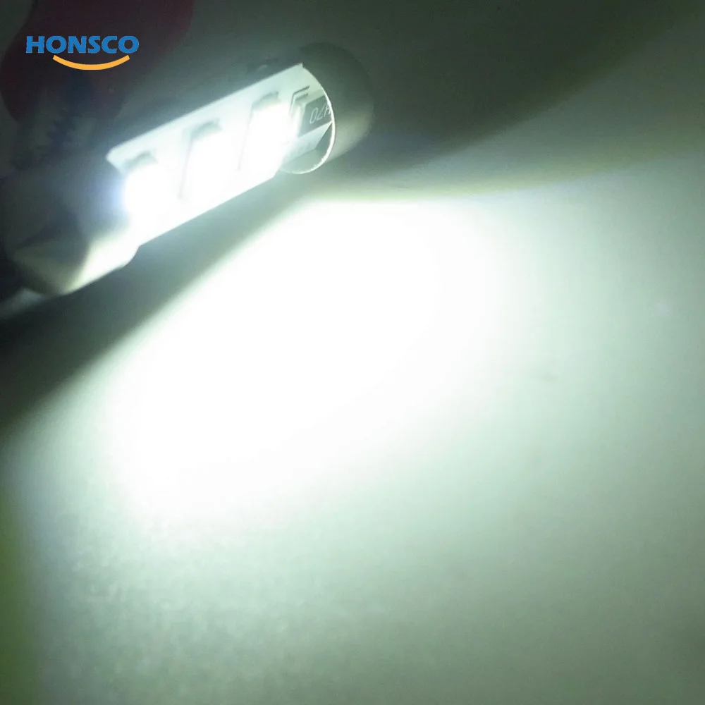 10 шт. 39 мм новый автомобиль белый 5730 SMD 3LED Лампы Canbus Купол гирлянда DC12V|festoon dome|festoon
