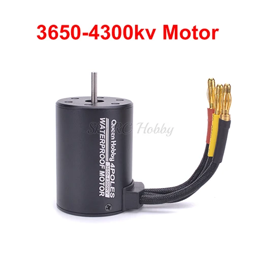 3650-4300kv Motor 45A 60A 80A 120A бесщеточный ESC электрический регулятор скорости пыленепроницаемый/3650 3900kv 4300kv бесщеточный двигатель для 1:10 1/10 RC автомобилей - Цвет: 3650-4300kv Motor