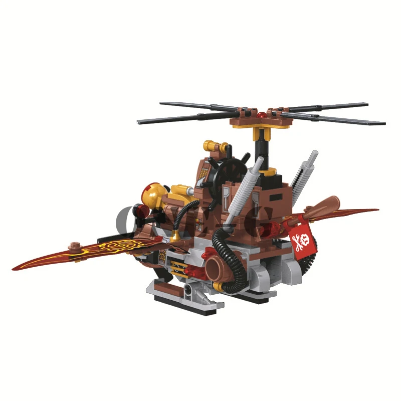 Building blocks Age Of Steam Creator Helicopter 8047 238pcs Compatible with legoinglys Bricks figures toys for children | Игрушки и