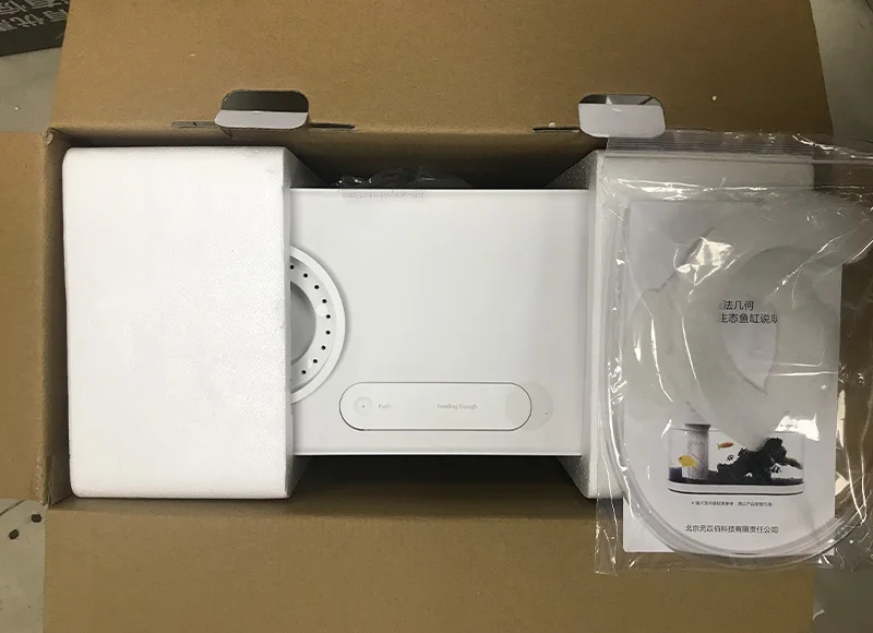 Xiaomi Mijia HFJH геометрический аквариум для рыб аквапоника экосистема маленький сад для воды экологический аквариум прозрачный аквариум