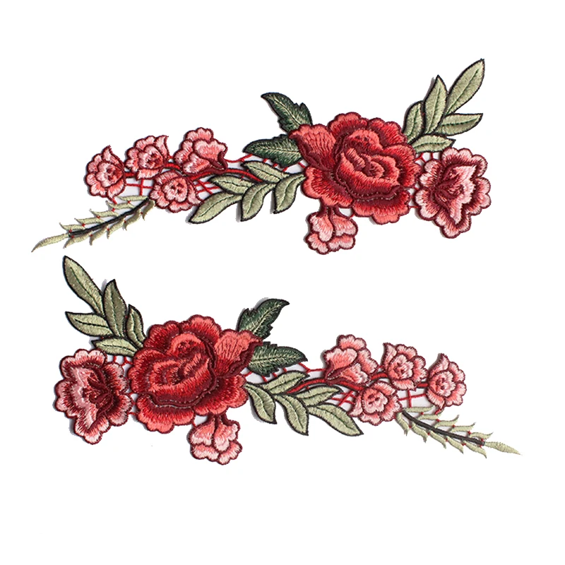 1 пара патч платье одежда аксессуары распродажа рубашка Декор горячий Пион шить