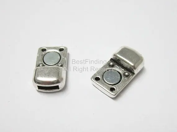 Кожаный браслет с застежкой 6 мм|magnetic clasps|leather claspbracelet clasp |