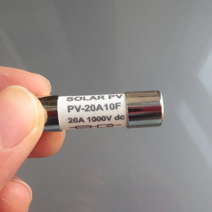 5A 10A 15A 20a 30A 1000 в 10*38 мм PV солнечный предохранитель металлические сплавы для