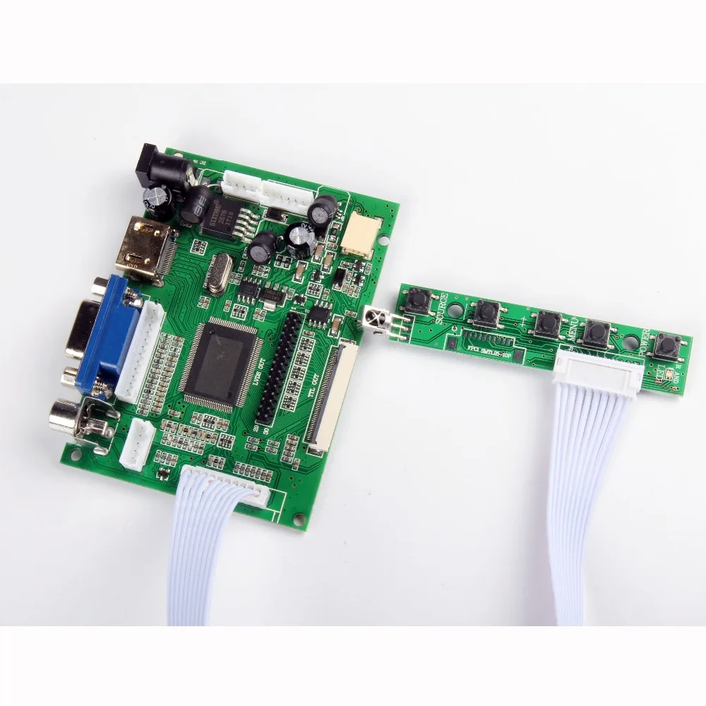 Плата контроллера Srjtek LCD TTL LVDS HDMI VGA 2AV 50PIN для AT070TN90 92 94 AT090TN10 7300101463|vga 2av|at070tn90 94vga hdmi | - Фото №1