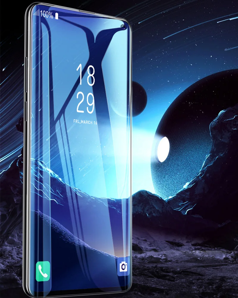 Стеклянная Защитная пленка для samsung Galaxy S9 S8 Plus S7 Edge S10 S10e Note 9 8 10 Передняя