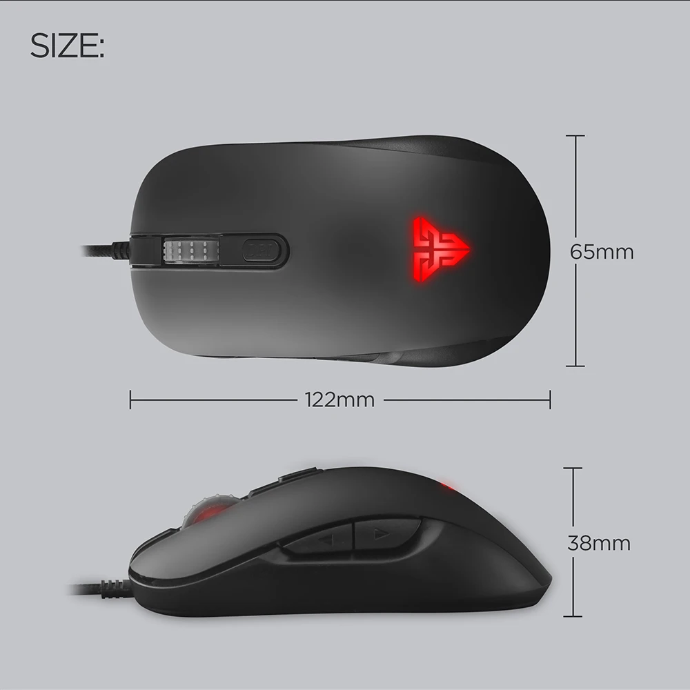 FANTECH X12 e спортивный игровой Мышь Красочные RGB подсветкой 2400 Точек на дюйм