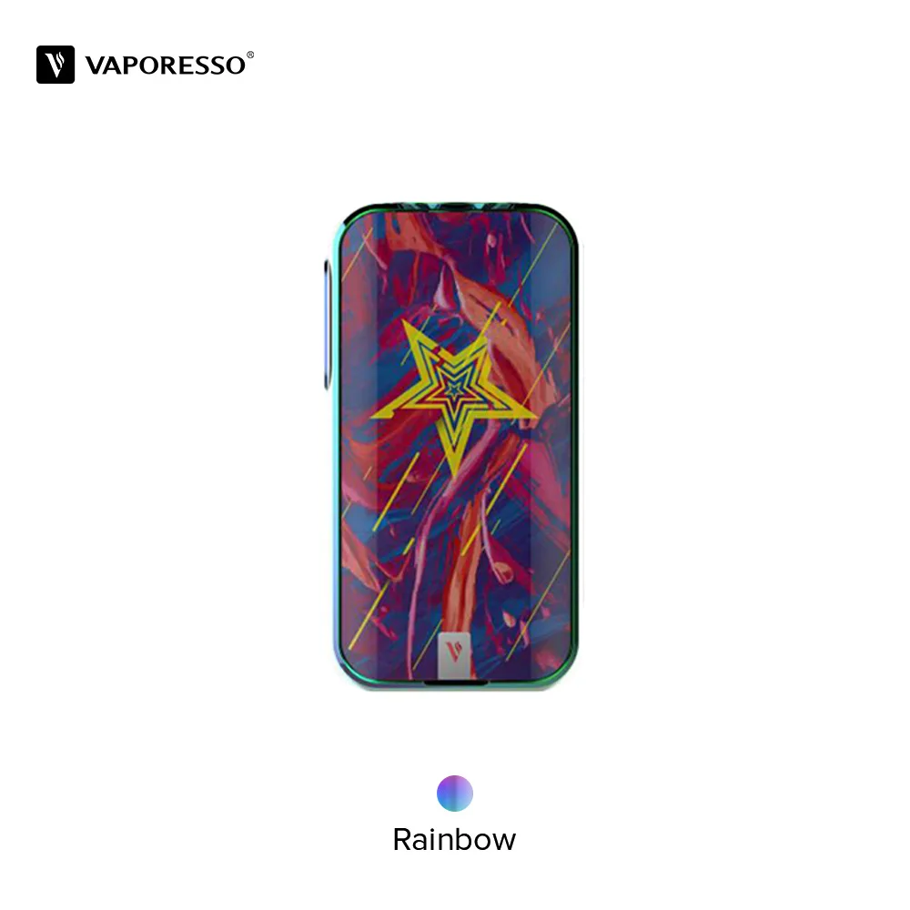 Rainbow 220 Вт Vaporesso люкс мод Vape коробка мод мощность от двух 18650 батарея совместима с 510 Pin Atomzier электронная сигарета - Цвет: Rainbow