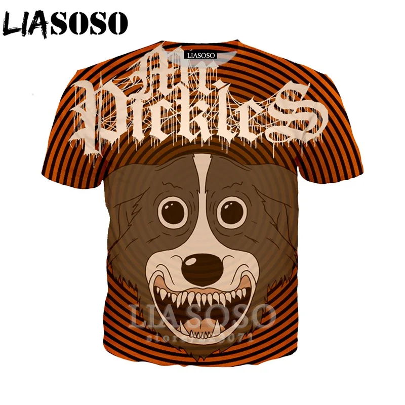 LIASOSO летняя мода мужская Женская толстовка 3D принт мультфильм аниме Mr Pickles