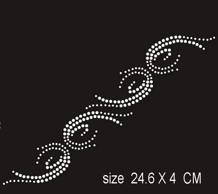 4 шт./лот штаны со швом Горячая фиксация Стразы термоклейкие мотивы железные для