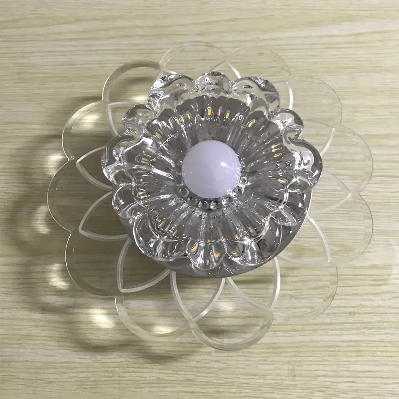Светодиодный хрустальный цветок потолочный светильник s Гостиная Светильник