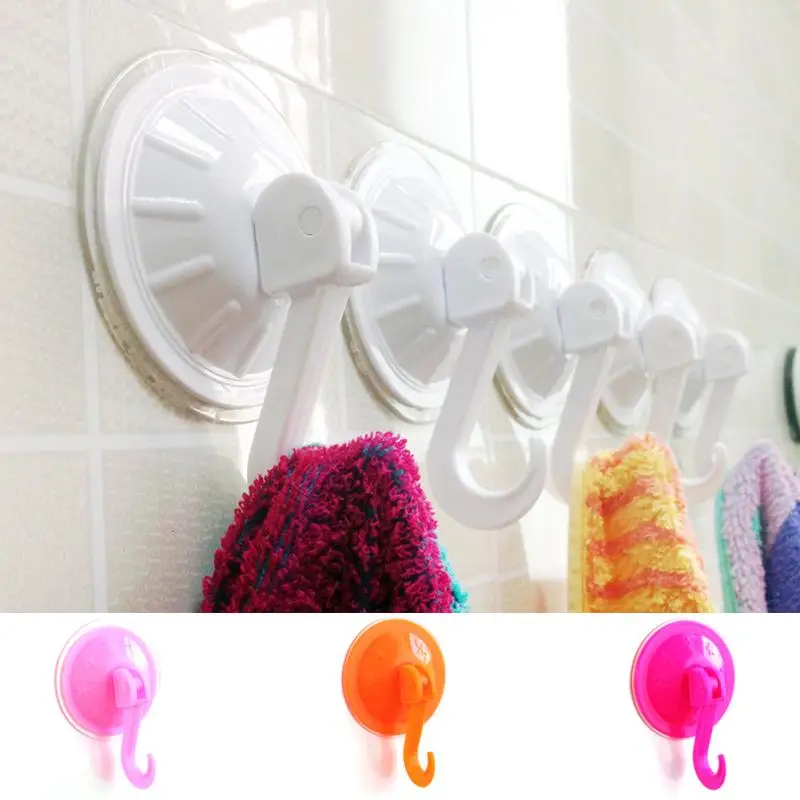 5 шт Сильный всасывающий вакуумный присоска бесшовный крючок-вешалка настенный для ванной полотенца ванной комнаты держатель для халата