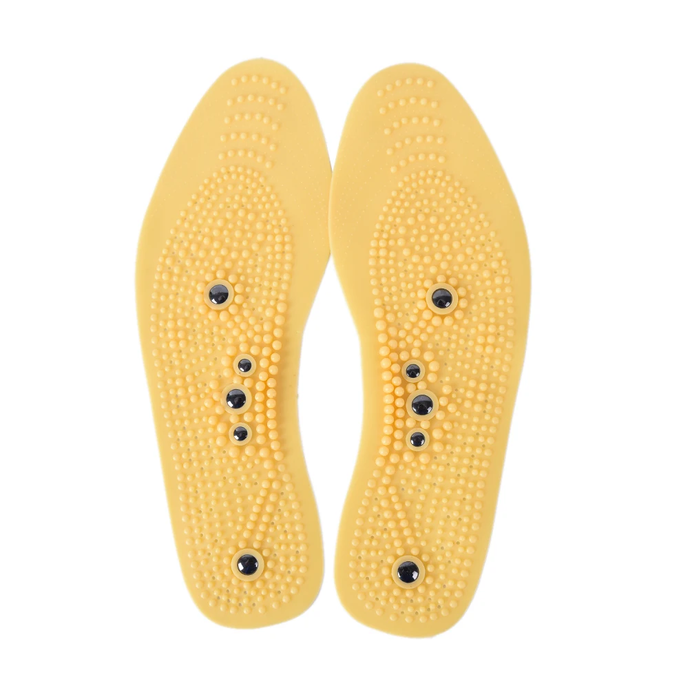 

1Pair Men/ Women Shoe Comfort Pads 2Sizes Magnetic Therapy Magnet Massage Insoles