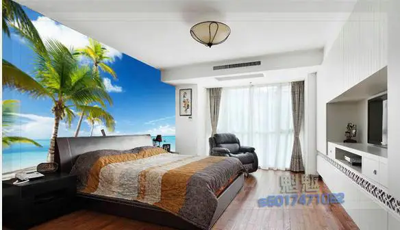 Wallpaper Aerial views of the beach mural wallpaper wall paper papel de parede stickers wallpaper2015972 pl | Обустройство дома