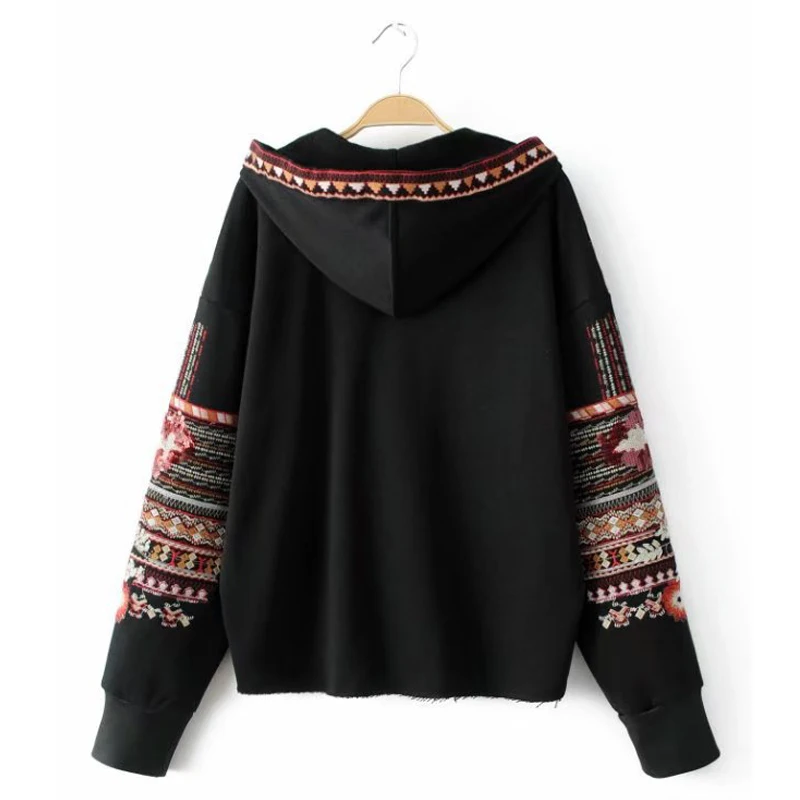 Черные женские толстовки с капюшоном 2020 шикарные вязаные пуловеры бахромой