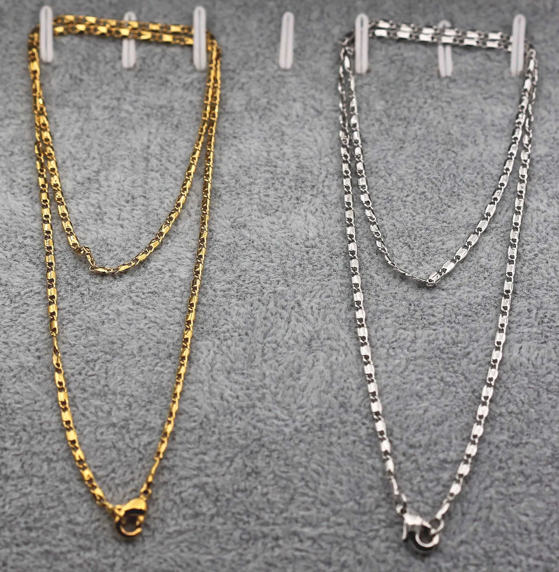 Punk Stainless Steel Necklace Hip-hop Chain Cuban Brake Rock Band Women's Jewelry OBS0724 | Украшения и аксессуары