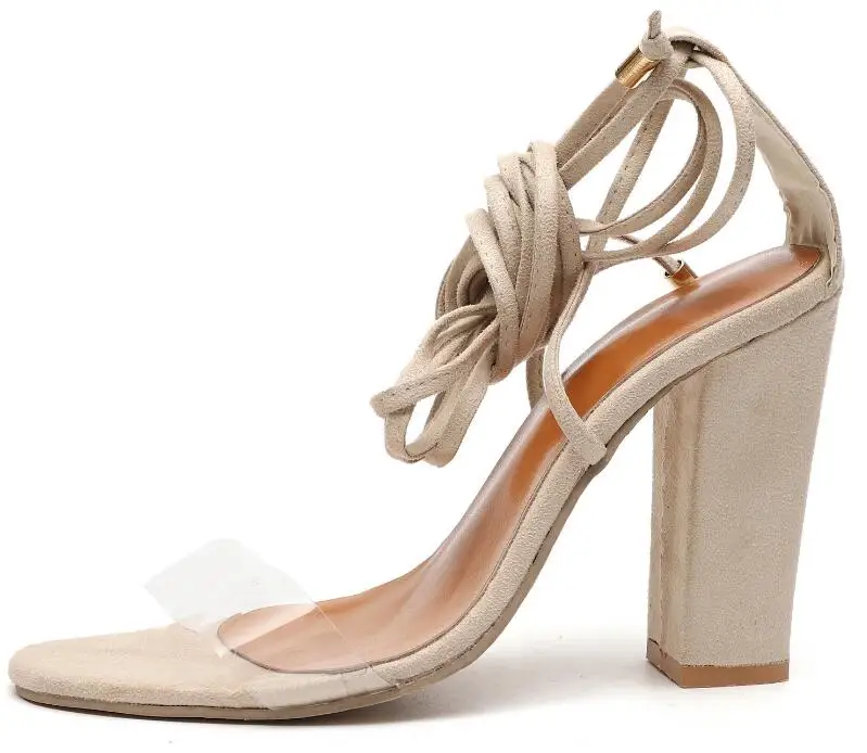 Прямая поставка; женская обувь; chaussure; перекрестная шнуровка; zapatos mujer; женские летние босоножки; женские туфли-лодочки на высоком массивном каблуке