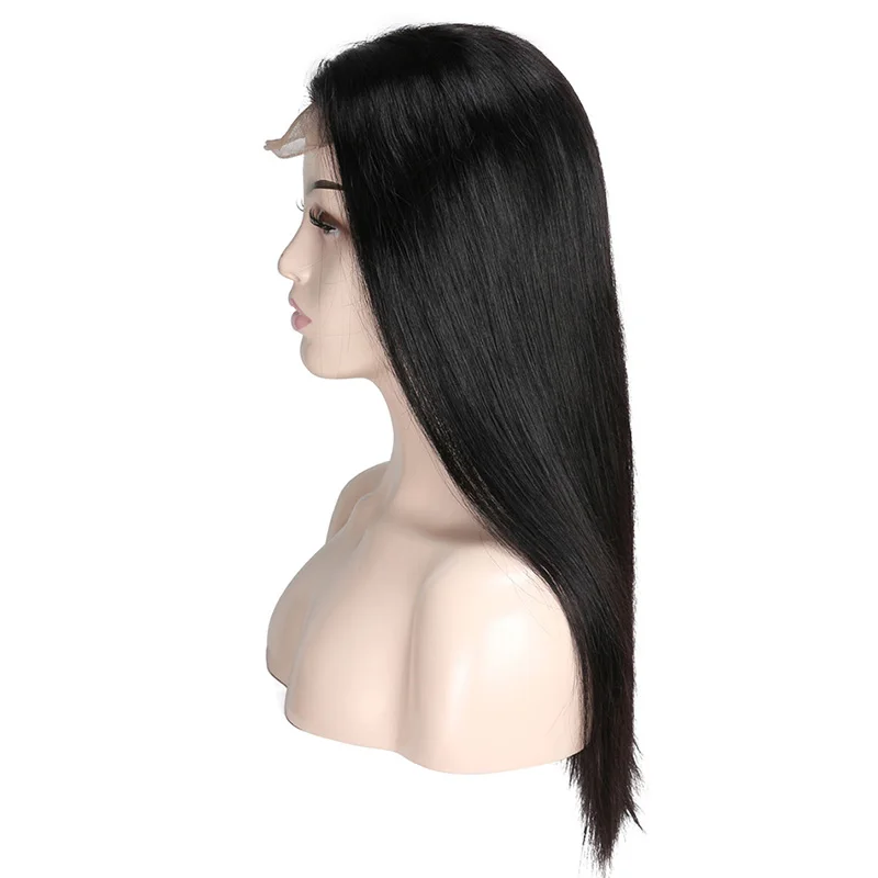 Парики из натуральных волос Remy beauty On Line перуанские прямые фронтальные парики с