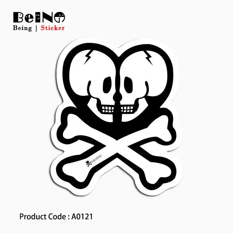 Призрак ужасов наклейка монстра Личность Прохладный водостойкий чемодан DIY